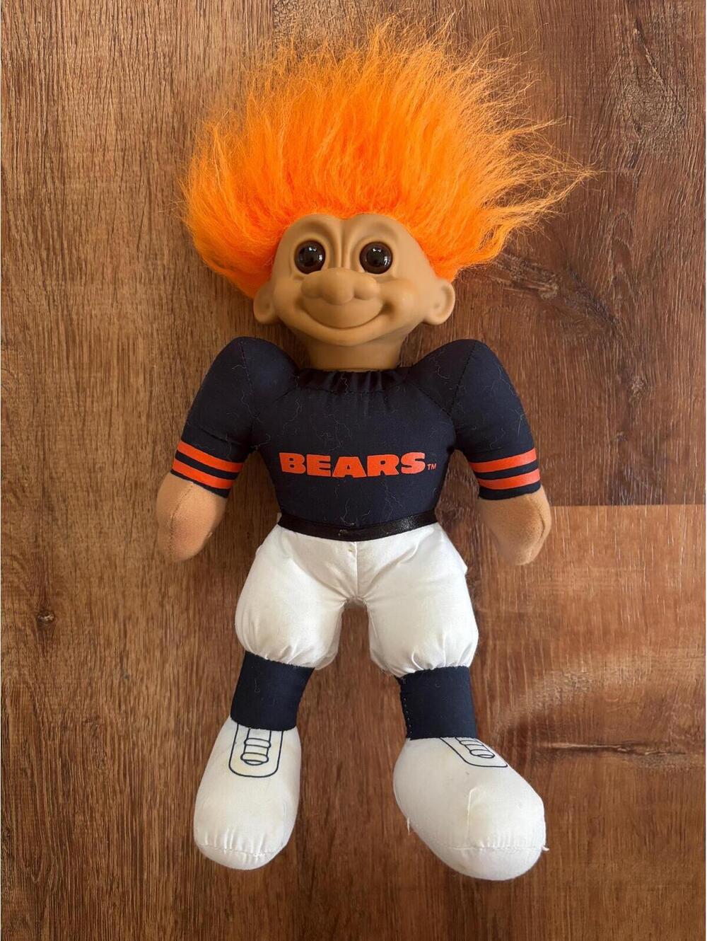 Troll Chicago Bears Vintage Soft Body Troll team NFL GUC